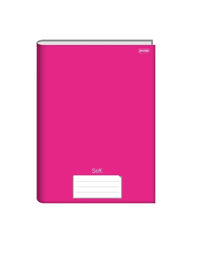 CADERNO 1/4 C.D. BROCHURA 96 FLS STIFF PINK