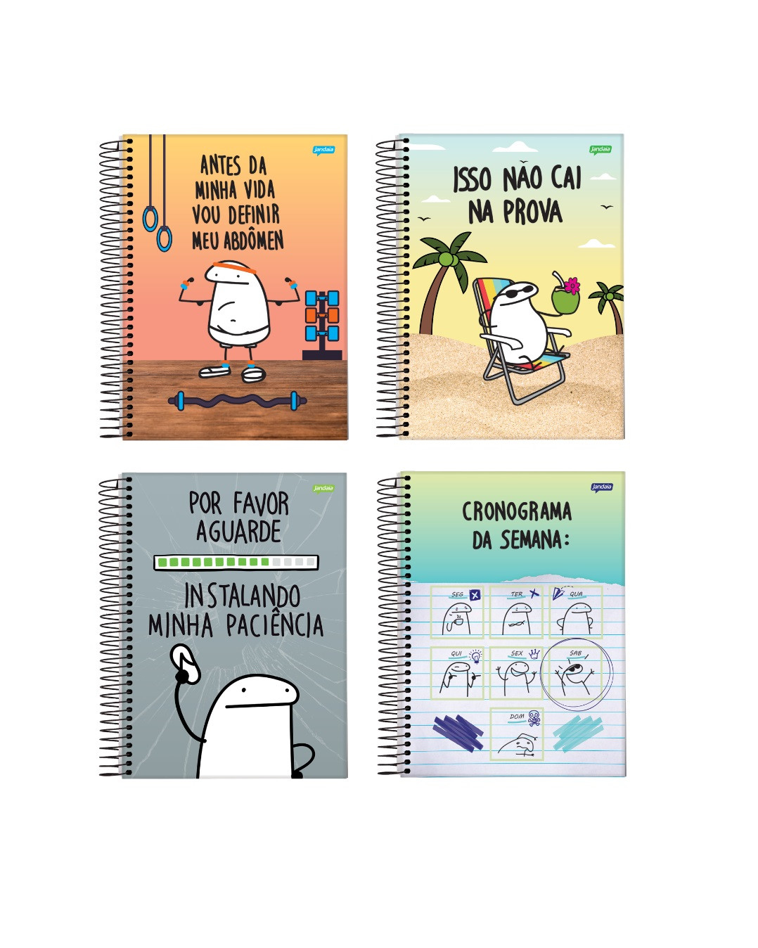 CADERNO 12MT FLORK 192FLS