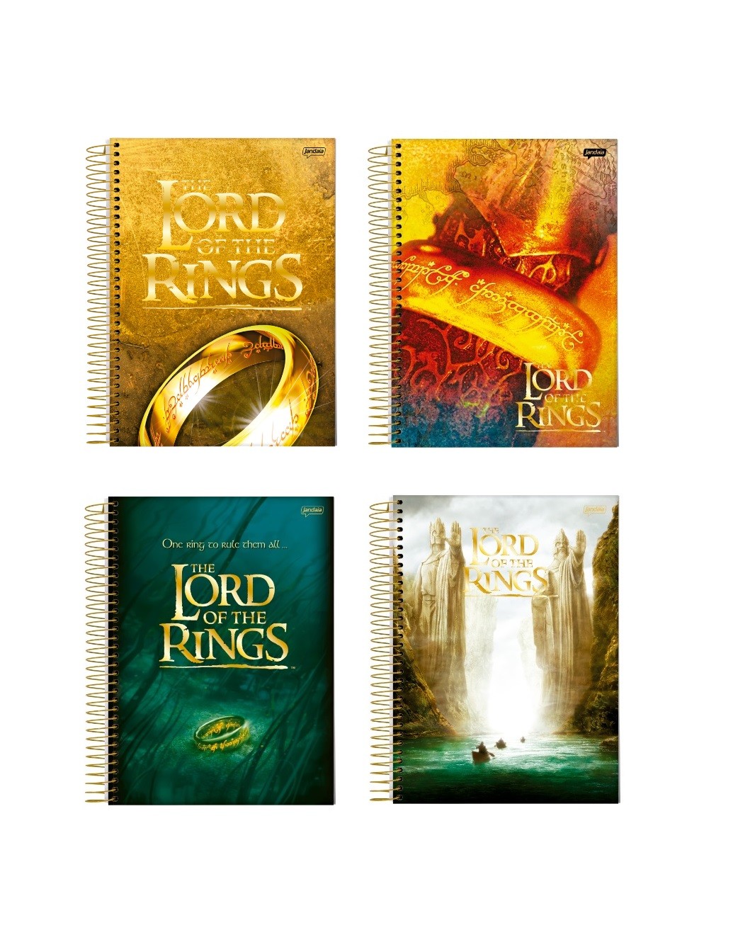 CADERNO 10MT THE LORF OF THE RINGS 160FLS