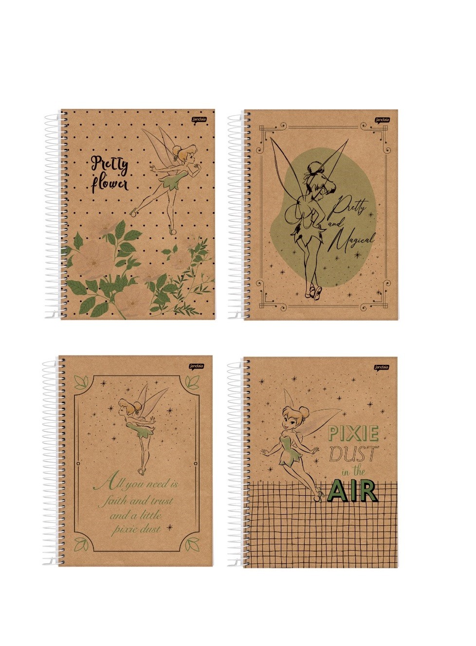 CADERNO 10MT TINKER BELL 160FLS
