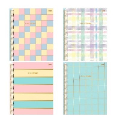 CADERNO 10MT SMART LINES SHARP DASH 160FLS