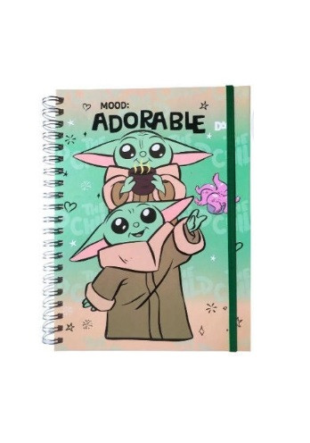 CADERNO SMART 10MT COLEGIAL MANDALORIAN 80FLS