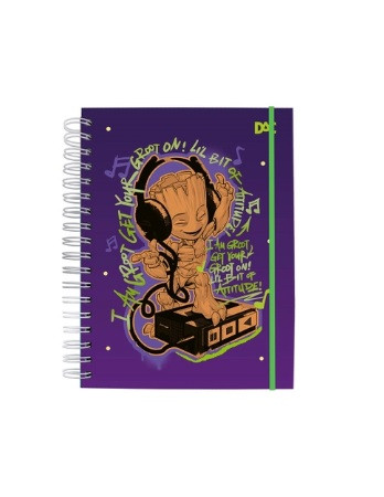 CADERNO SMART UNIV 80FL 10MT GUARDIANS 80 FLS