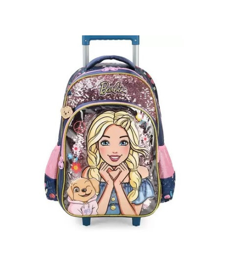 MOCHILA C/ ROD. BARBIE  IC39132BB0200 AZUL