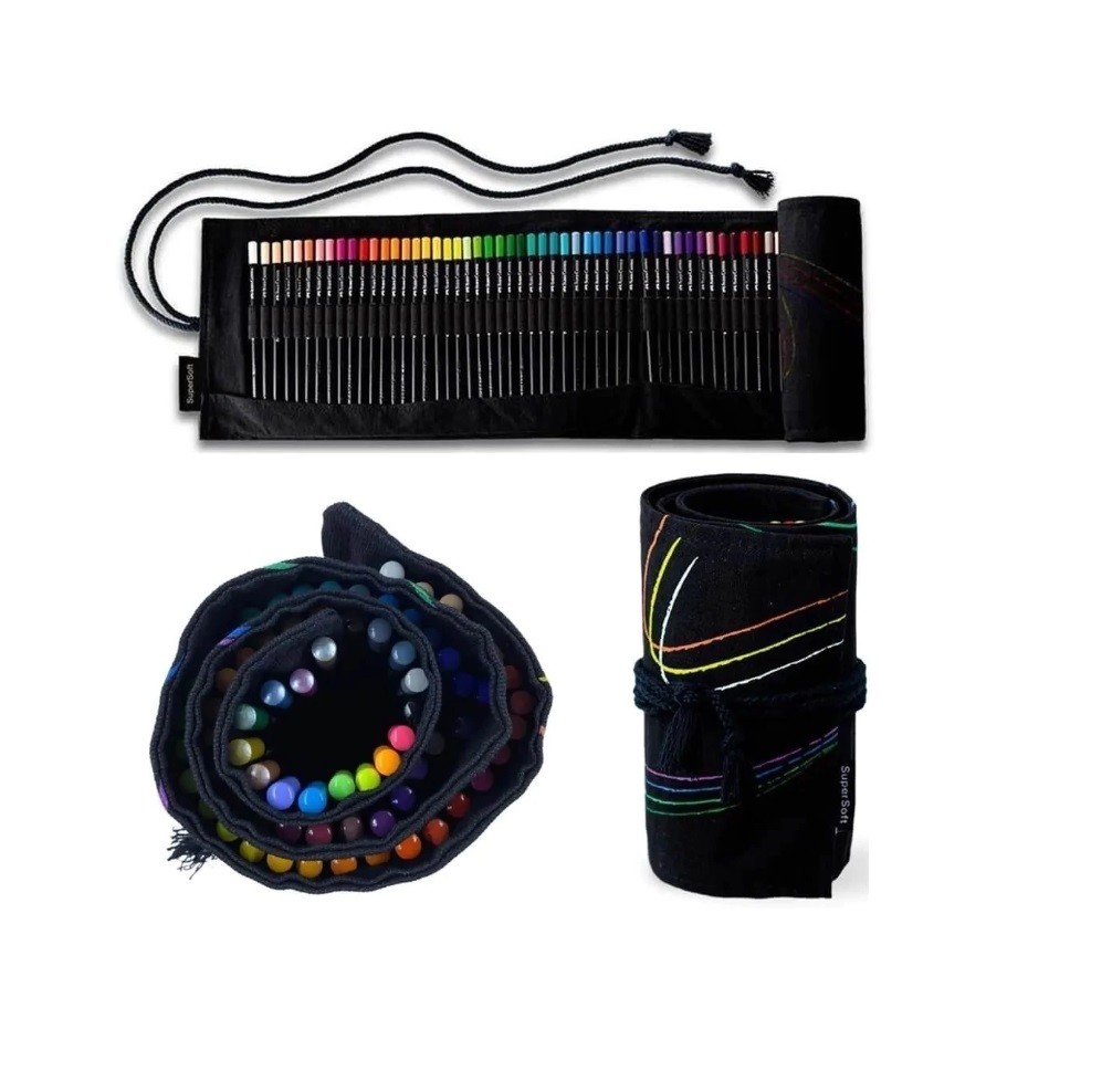 LAPIS COR SUPERSOFT 72 CORES COM ESTOJO