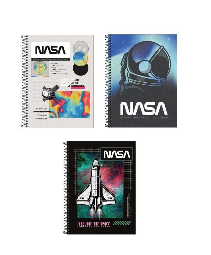CADERNO 12MT NASA 192 FLS