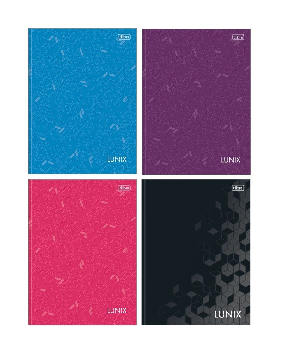 CADERNO 1/4 BROCHURA LUNIX 40FLS