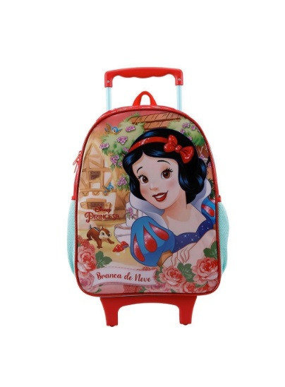 MOCHILA C/ ROD. PEQ. BRANCA DE NEVE