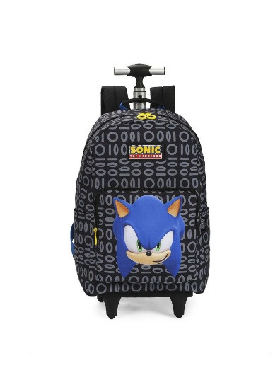 MOCHILA C/ ROD. E ALÇA SONIC MC46962SO PRETA