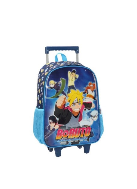 MOCHILA C/ ROD. BORUTO IC39602BR AZUL/AMARELO