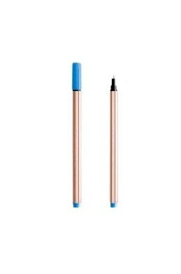 CANETA MICROLINE 0,4MM COMPACTOR AZUL CLARO