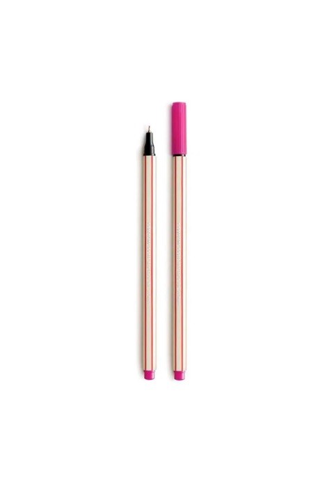 CANETA MICROLINE 0,4MM COMPACTOR ROSA