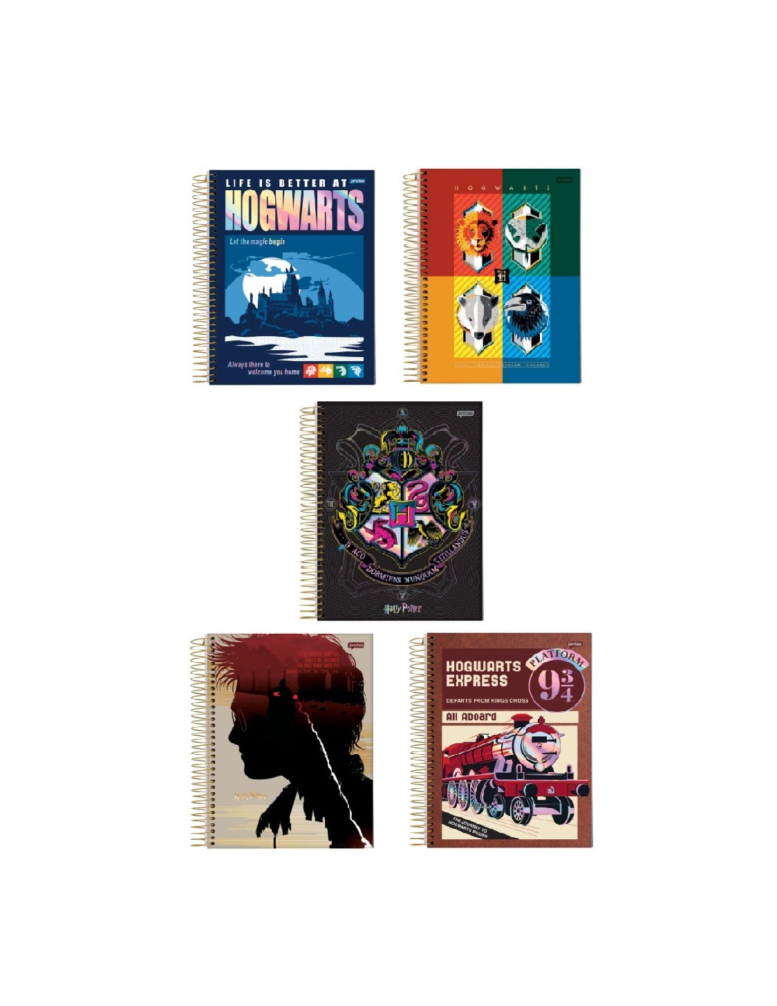 CADERNO 10MT HARRY POTTER 160FLS