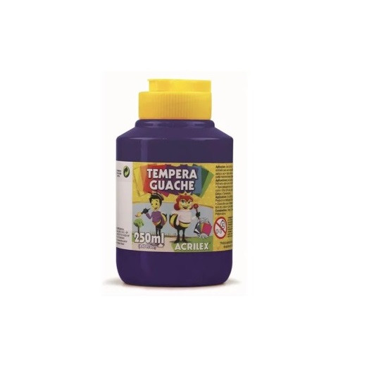 TINTA GUACHE ACRILEX 250ML VIOLETA