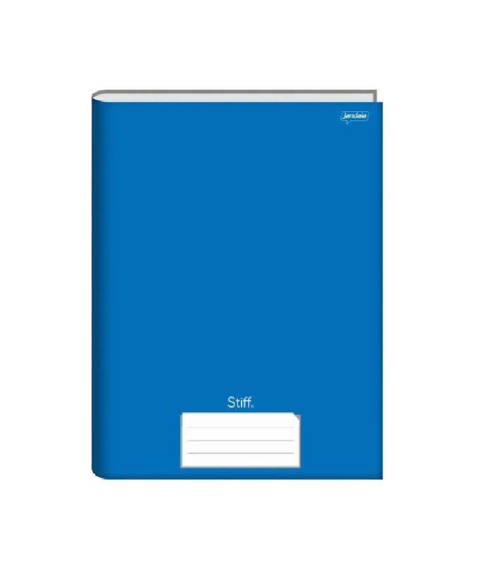 CADERNO 1/4 C.D. BROCHURA 96 FLS STIFF AZUL