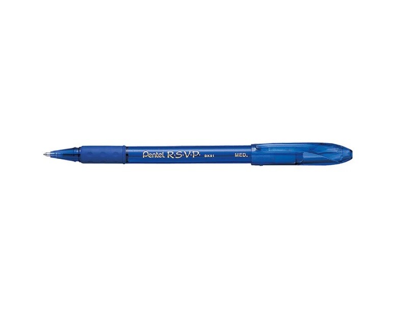 CANETA PENTEL R.S.V.P MEDIA AZUL ROYAL