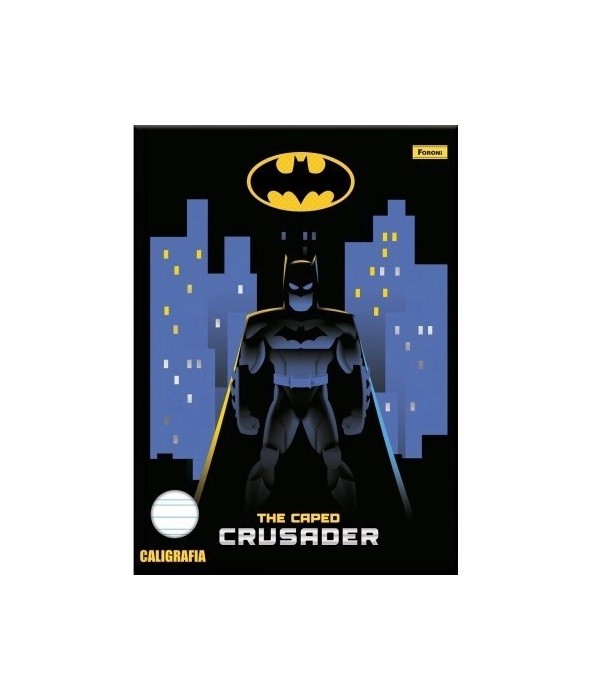 CADERNO BROCHURAO C.D. CALIGRAFIA BATMAN CAPED