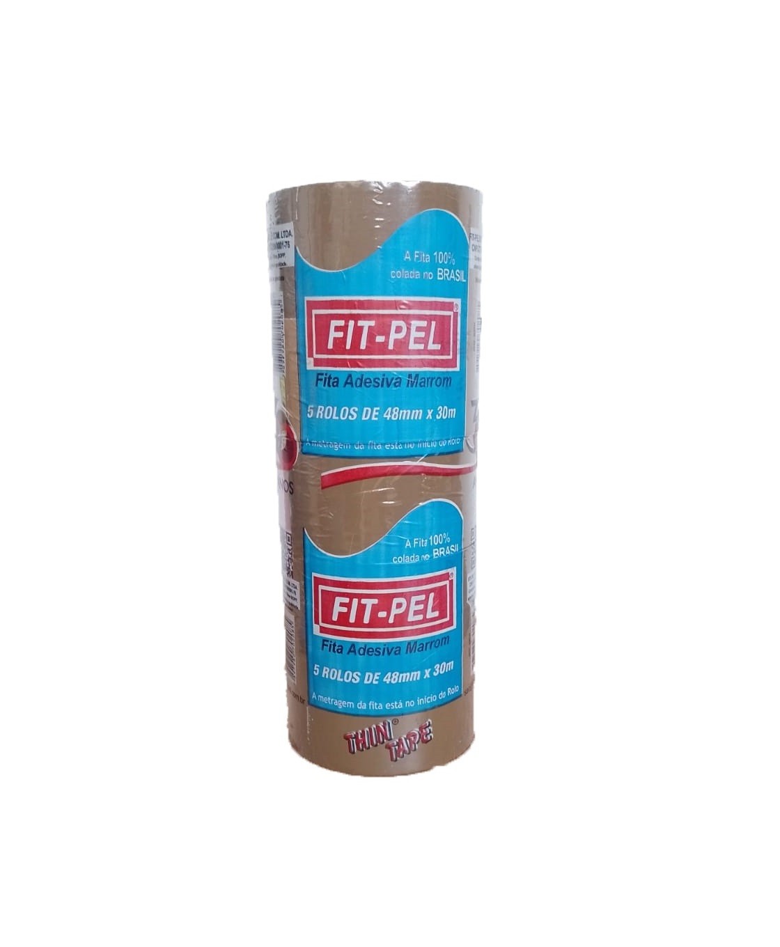 FITA ADESIVA LARGA FIT-PEL 48X30M MARROM