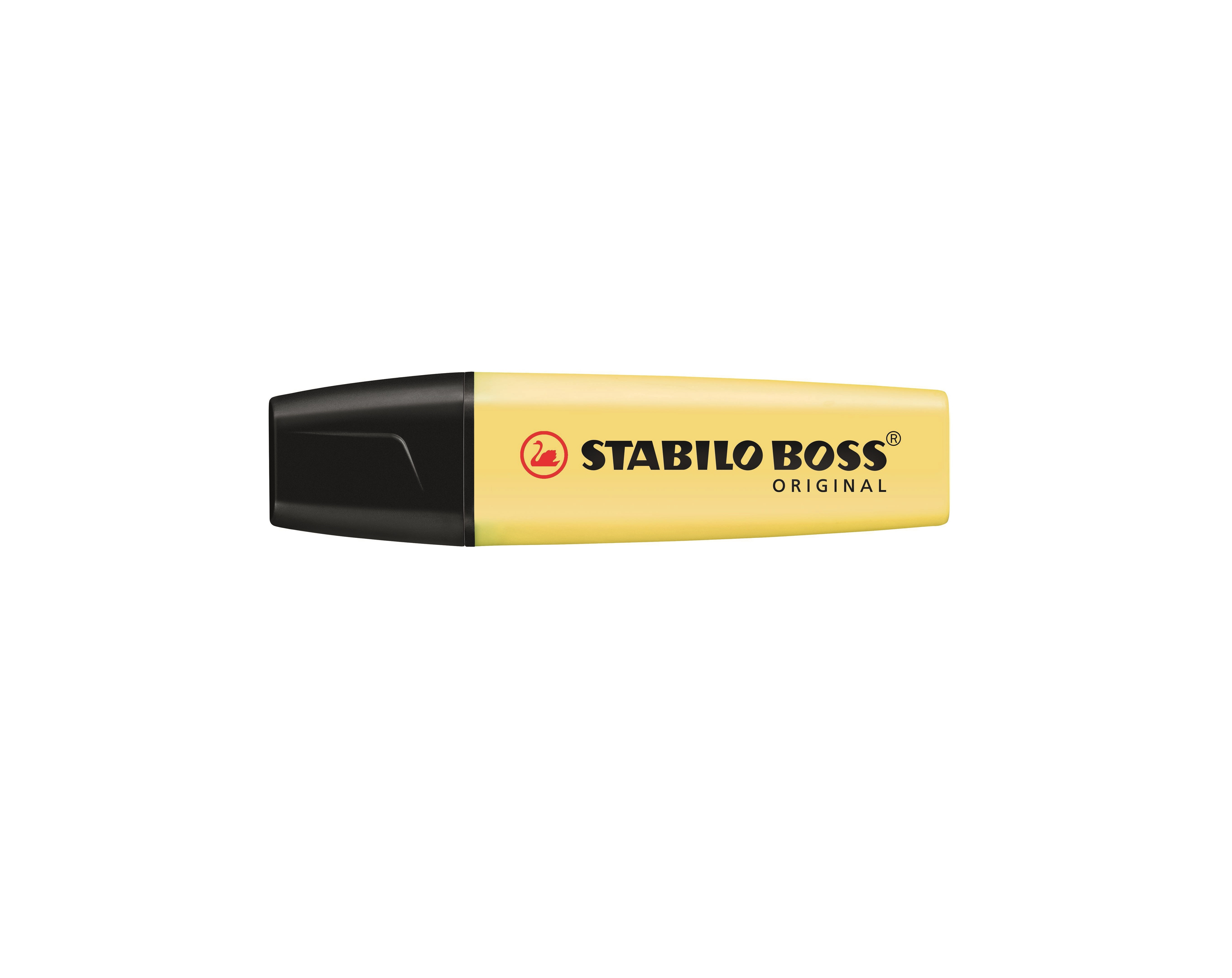 MARCADOR DE TEXTO STABILO BOSS PASTEL AMARELO