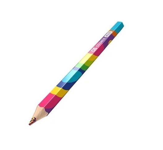 LAPIS DE COR MULTICORES JUMBO