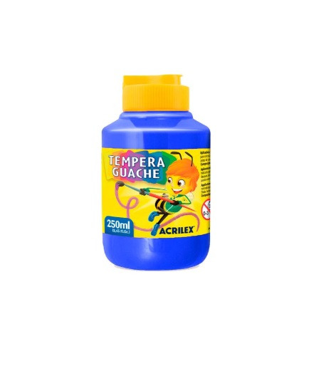 TINTA GUACHE ACRILEX 250ML AZUL TURQUESA