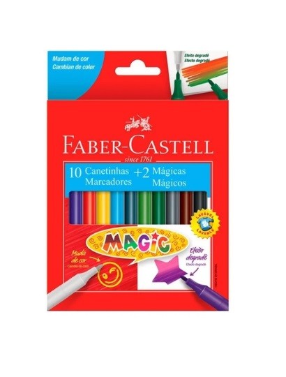 CANETINHAS MAGIC C/10+2 FABER